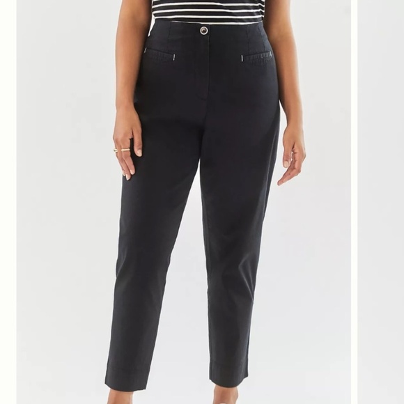 Maeve by Anthropologie Black High Rise Ankle Pants Women’s Size 12 - Picture 2 of 11